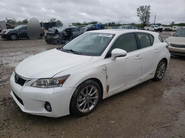 JTHKD5BH2D2159527 - 2013 LEXUS CT 200 WHITE photo 1