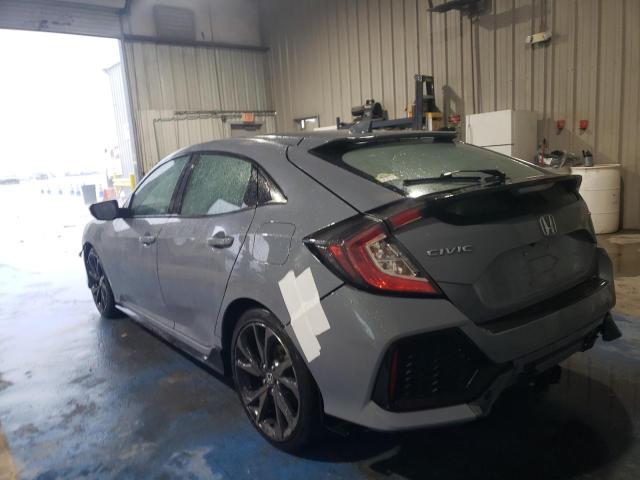 SHHFK7H46KU207421 - 2019 HONDA CIVIC SPORT GRAY photo 2