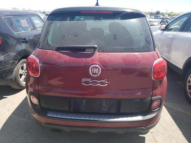 ZFBCFADH7GZ038268 - 2016 FIAT 500L TREKKING MAROON photo 6