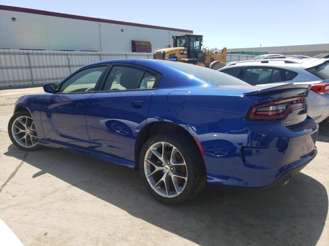 2C3CDXHG2NH189012 - 2022 DODGE CHARGER GT BLUE photo 2