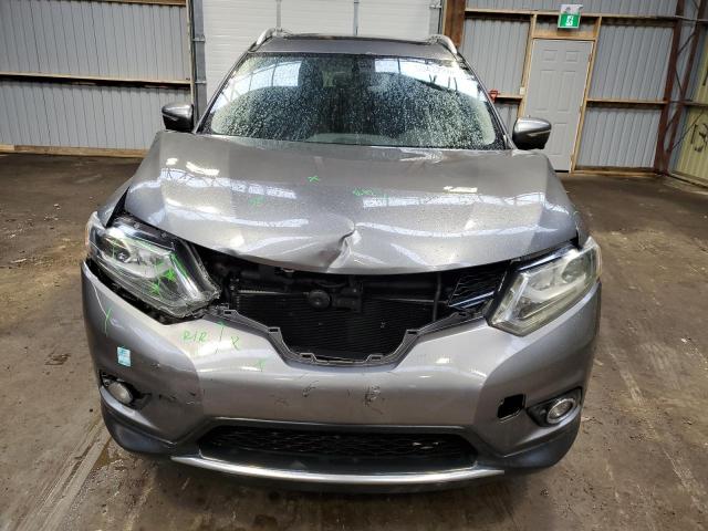 5N1AT2MV6FC836993 - 2015 NISSAN ROGUE S GRAY photo 5