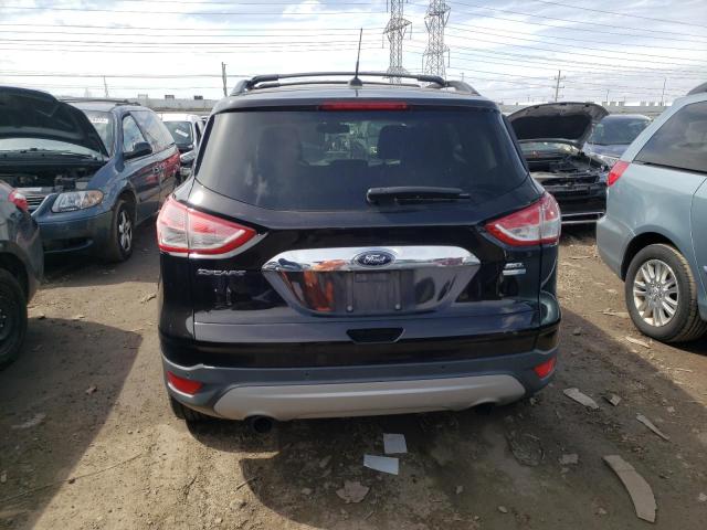 1FMCU9HX0DUB44505 - 2013 FORD ESCAPE SEL BLACK photo 6