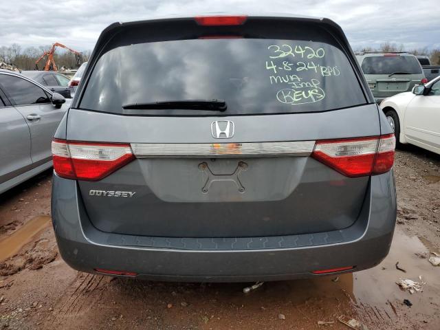 5FNRL5H67CB029361 - 2012 HONDA ODYSSEY EXL GRAY photo 6