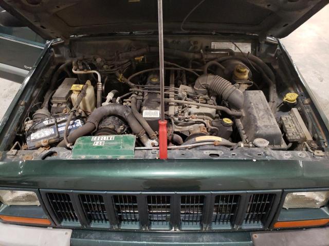 1J4FF68S6XL652111 - 1999 JEEP CHEROKEE SPORT GREEN photo 12