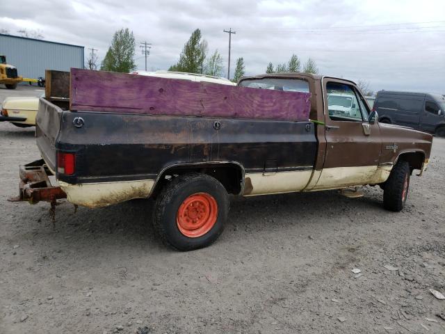 1GCGK24M18Z123743 - 1981 CHEVROLET K20 BROWN photo 3