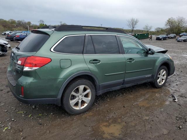 4S4BRBLC5E3308279 - 2014 SUBARU OUTBACK 2.5I LIMITED GREEN photo 3