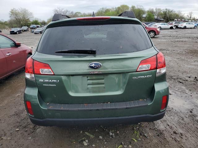 4S4BRBLC5E3308279 - 2014 SUBARU OUTBACK 2.5I LIMITED GREEN photo 6