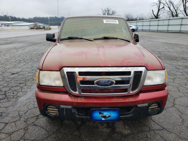 1FTYR14D39PA54375 - 2009 FORD RANGER SUPER CAB RED photo 5