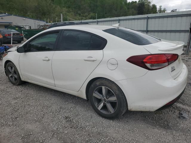 3KPFL4A70JE187625 - 2018 KIA FORTE LX WHITE photo 2