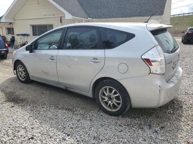 JTDZN3EU6D3271199 - 2013 TOYOTA PRIUS V SILVER photo 2