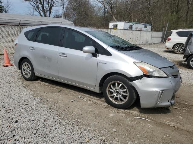 JTDZN3EU6D3271199 - 2013 TOYOTA PRIUS V SILVER photo 4