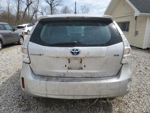 JTDZN3EU6D3271199 - 2013 TOYOTA PRIUS V SILVER photo 6