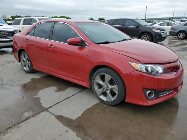 4T1BF1FK9CU617878 - 2012 TOYOTA CAMRY BASE RED photo 4