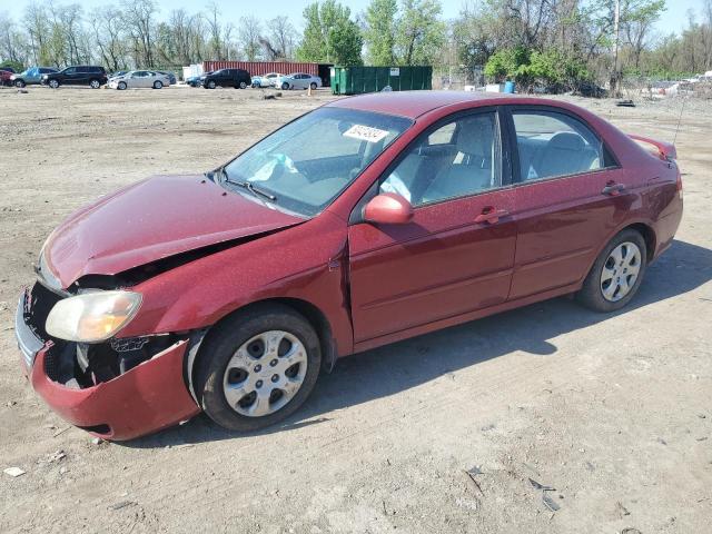 KNAFE221595619851 - 2009 KIA SPECTRA EX BURGUNDY photo 1