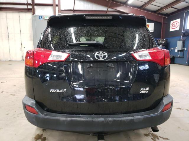 2T3RFREV3DW033624 - 2013 TOYOTA RAV4 XLE BLACK photo 6