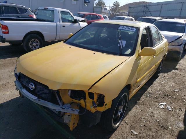 3N1AB51D23L727812 - 2003 NISSAN SENTRA SE-R SPEC V YELLOW photo 1