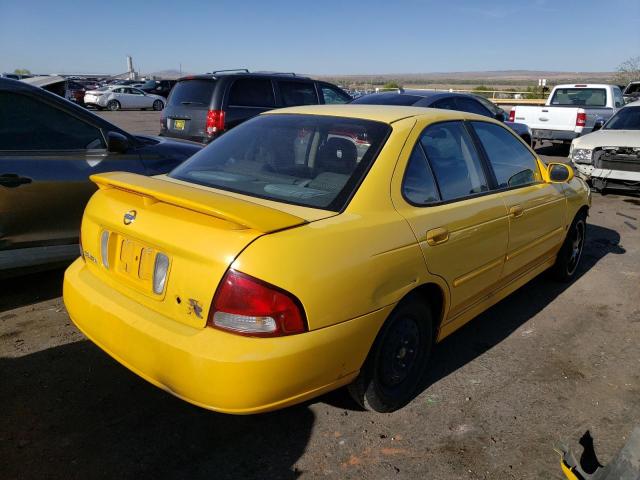 3N1AB51D23L727812 - 2003 NISSAN SENTRA SE-R SPEC V YELLOW photo 3