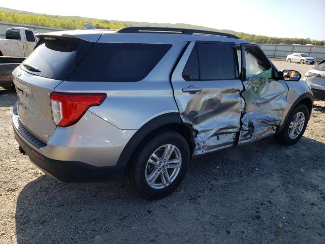 1FMSK8DHXLGC87257 - 2020 FORD EXPLORER XLT ვერცხლისფერი ფოტო 3