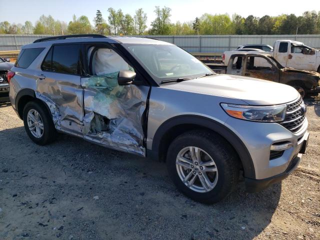 1FMSK8DHXLGC87257 - 2020 FORD EXPLORER XLT ვერცხლისფერი ფოტო 4