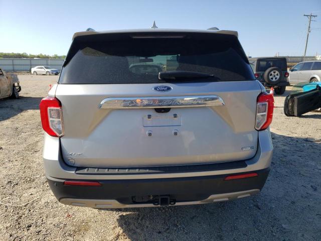 1FMSK8DHXLGC87257 - 2020 FORD EXPLORER XLT ვერცხლისფერი ფოტო 6