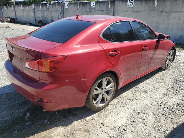 JTHBK262995094420 - 2009 LEXUS IS 250 RED photo 3