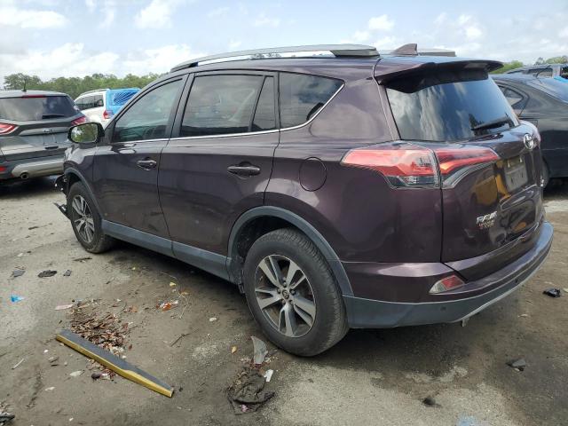 2T3WFREV1HW404479 - 2017 TOYOTA RAV4 XLE PURPLE photo 2