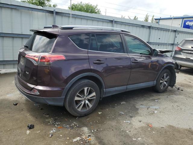 2T3WFREV1HW404479 - 2017 TOYOTA RAV4 XLE PURPLE photo 3