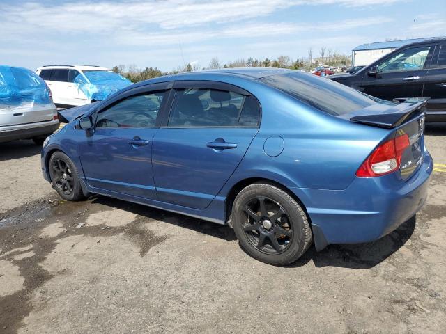 2HGFA16949H520439 - 2009 HONDA CIVIC EXL BLUE photo 2