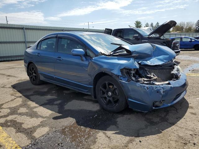 2HGFA16949H520439 - 2009 HONDA CIVIC EXL BLUE photo 4