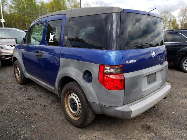 5J6YH28384L005676 - 2004 HONDA ELEMENT LX BLUE photo 2