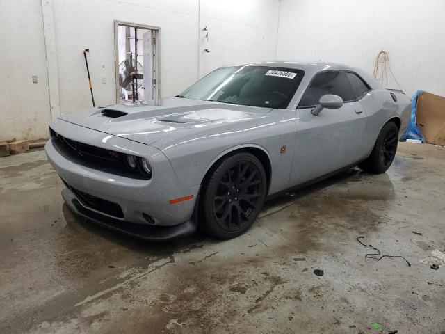 2C3CDZFJ5NH156192 - 2022 DODGE CHALLENGER R/T SCAT PACK GRAY photo 1