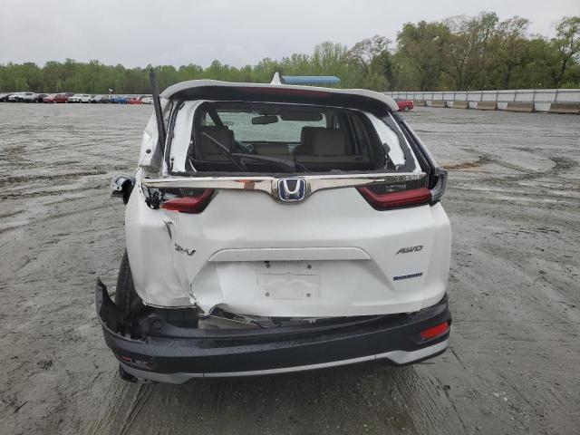 7FART6H84LE002405 - 2020 HONDA CR-V EXL WHITE photo 6