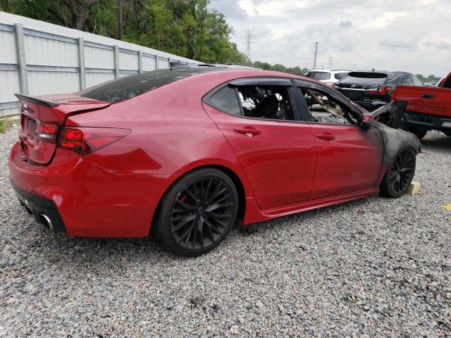 19UUB2F60KA004552 - 2019 ACURA TLX TECHNOLOGY RED photo 3