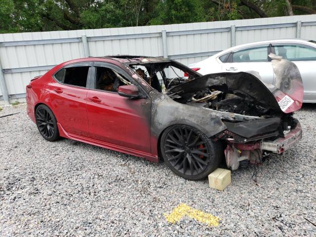 19UUB2F60KA004552 - 2019 ACURA TLX TECHNOLOGY RED photo 4