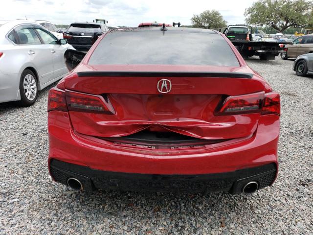 19UUB2F60KA004552 - 2019 ACURA TLX TECHNOLOGY RED photo 6