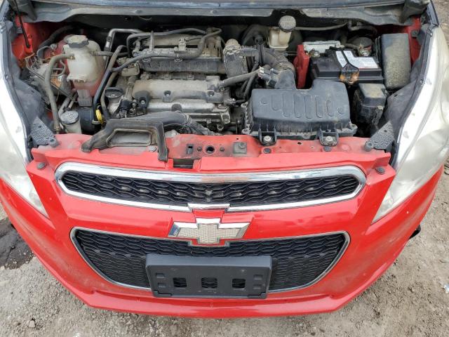 KL8CD6S98EC519036 - 2014 CHEVROLET SPARK 1LT RED photo 11