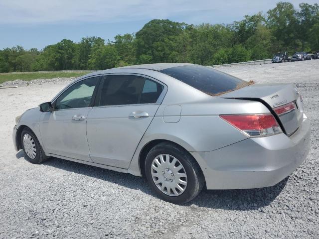 1HGCP2F36BA117845 - 2011 HONDA ACCORD LX SILVER photo 2