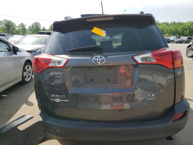 JTMBFREV3FJ033478 - 2015 TOYOTA RAV4 LE GRAY photo 6