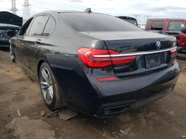 WBA7E2C56GG547243 - 2016 BMW 740 I BLACK photo 2