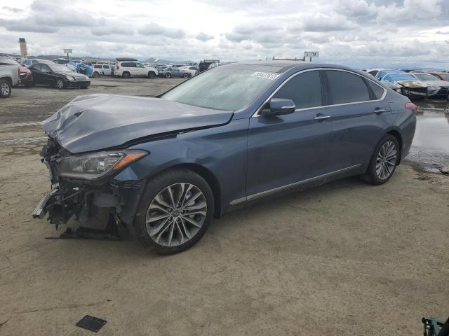 KMHGN4JE9GU115728 - 2016 HYUNDAI GENESIS 3.8L BLUE photo 1