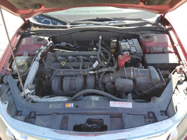 3FAHP0HA3CR408238 - 2012 FORD FUSION SE RED photo 11