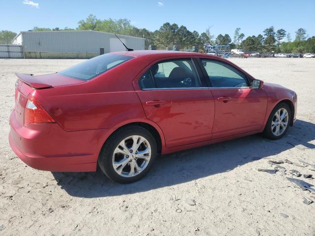 3FAHP0HA3CR408238 - 2012 FORD FUSION SE RED photo 3