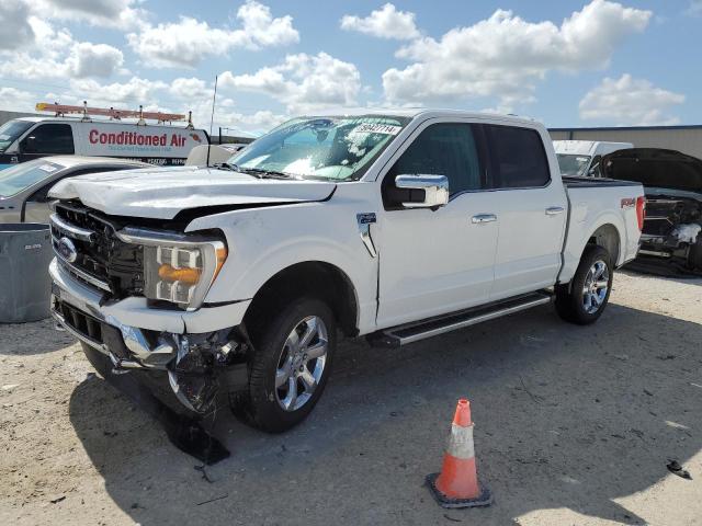 1FTFW1E82NKF15252 - 2022 FORD F150 SUPERCREW WHITE photo 1