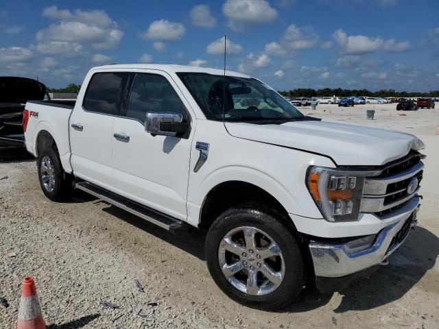 1FTFW1E82NKF15252 - 2022 FORD F150 SUPERCREW WHITE photo 4