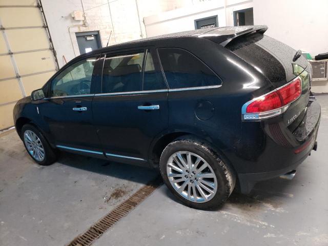 2LMDJ8JK8CBL11529 - 2012 LINCOLN MKX BLACK photo 2