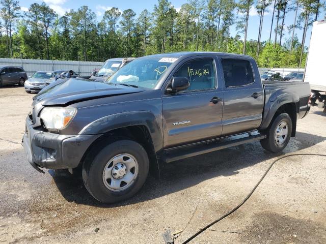 5TFJX4GN1EX030132 - 2014 TOYOTA TACOMA DOUBLE CAB SILVER photo 1