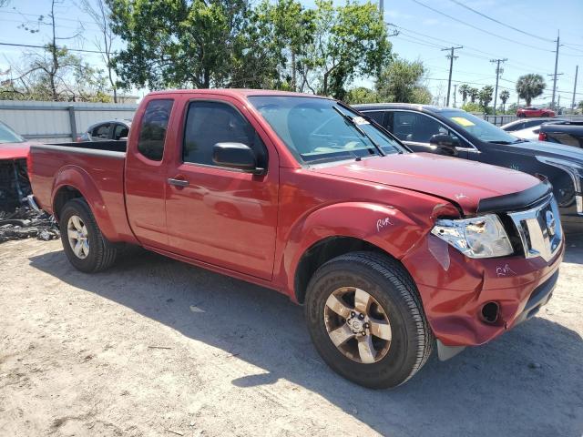 1N6BD0CT0CC437399 - 2012 NISSAN FRONTIER S RED photo 4