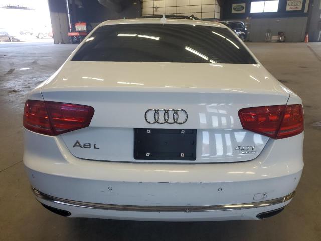 WAUR2AFD8DN010055 - 2013 AUDI A8 L QUATTRO WHITE photo 6