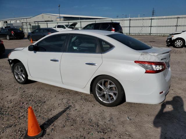 3N1AB7AP7EY307006 - 2014 NISSAN SENTRA S WHITE photo 2