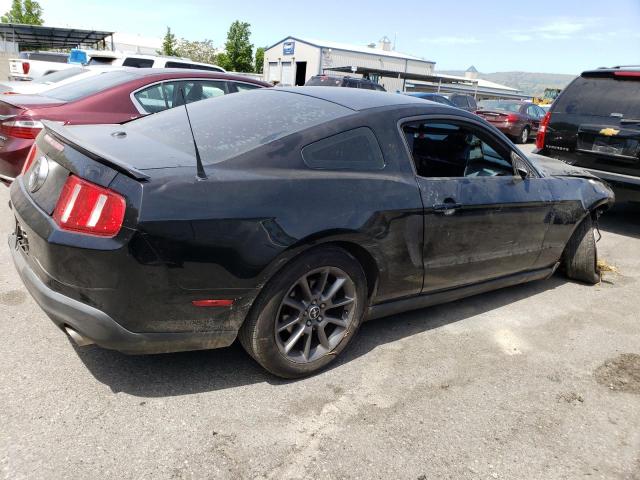 1ZVBP8AM6C5210305 - 2012 FORD MUSTANG BLACK photo 3